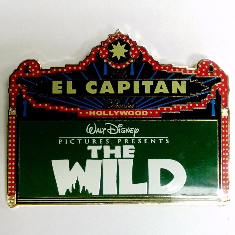 Disney Pin The Wild Marquee DSF  El Capitan‎ Hollywood Theater LE 300 46542
